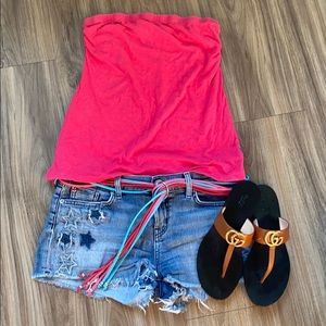 Vegan Leather Multi Color Belt